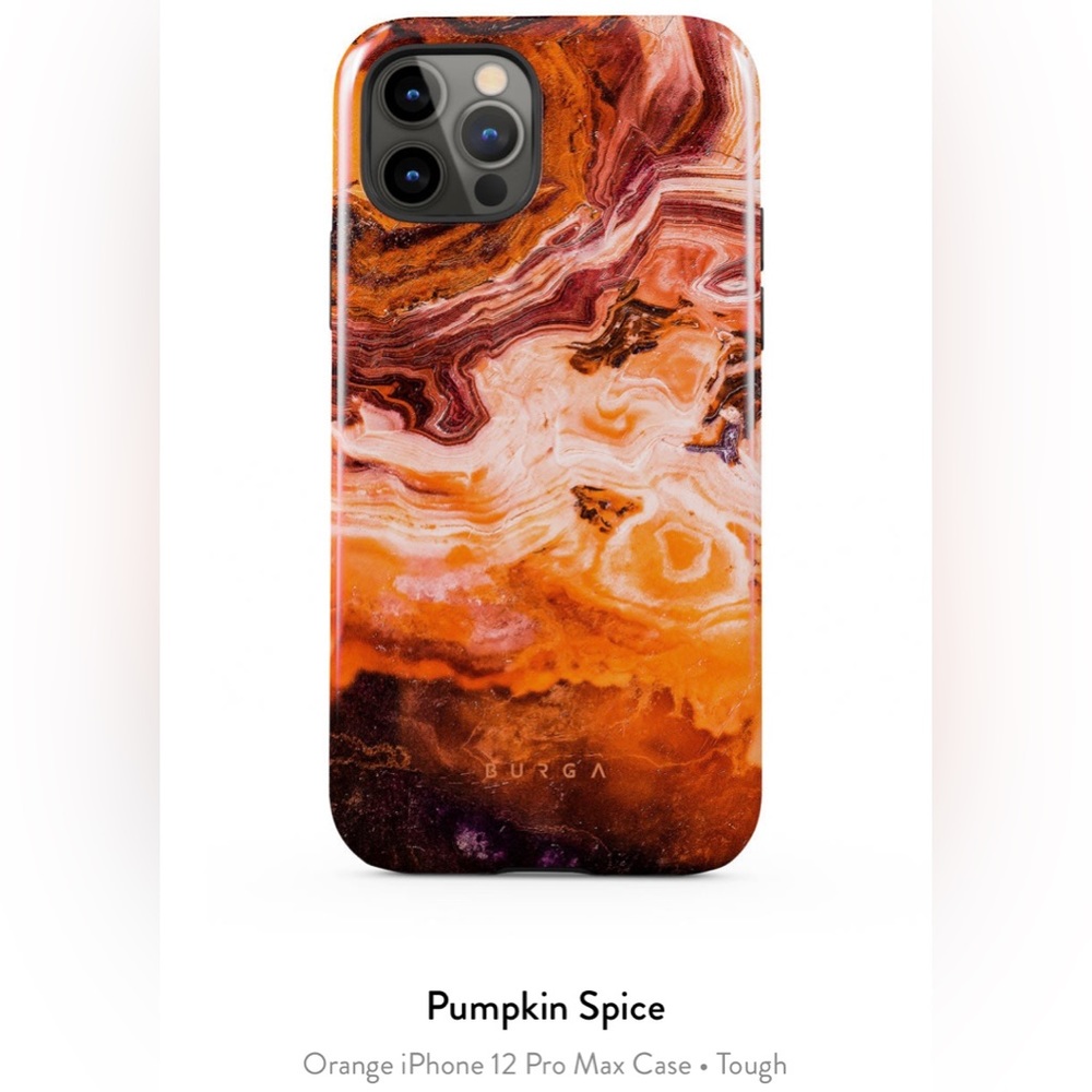 Burga iPhone 12 Pro Max Case- Pumpkin Spice- Tough